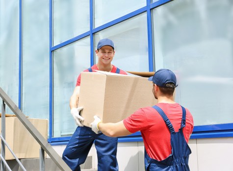Moving team planning a house removal in a Belgravia townhouse