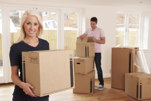 Removalists loading household furniture in Belgravia