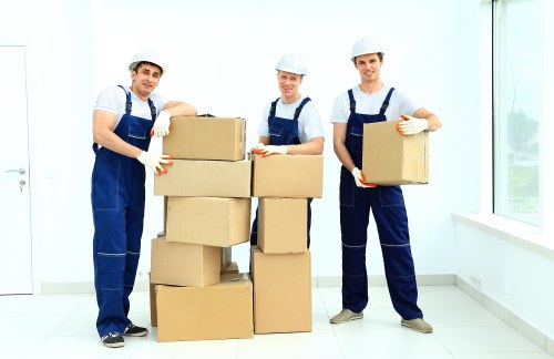 Loading a van safely in Belgravia with protective moving equipment