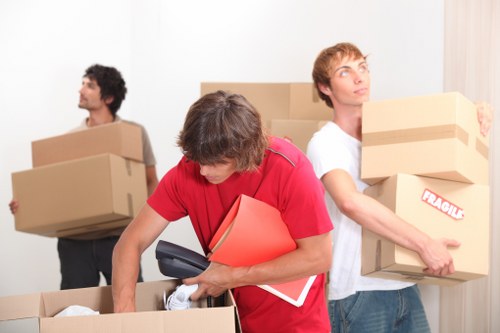Central London removal van service for a Belgravia property