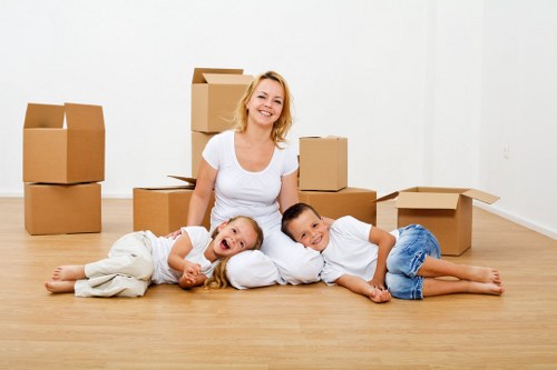 Charity donation items being prepared for reuse in Belgravia