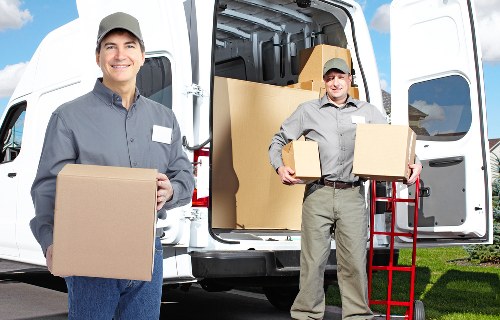 Furniture loading for a local removals service in Belgravia