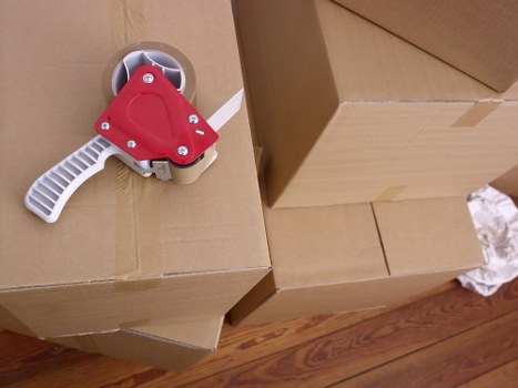Commercial moving preparation for an office in Belgravia