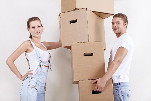 Furniture protection and loading for a Belgravia relocation