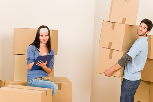 Commercial van transport for office items